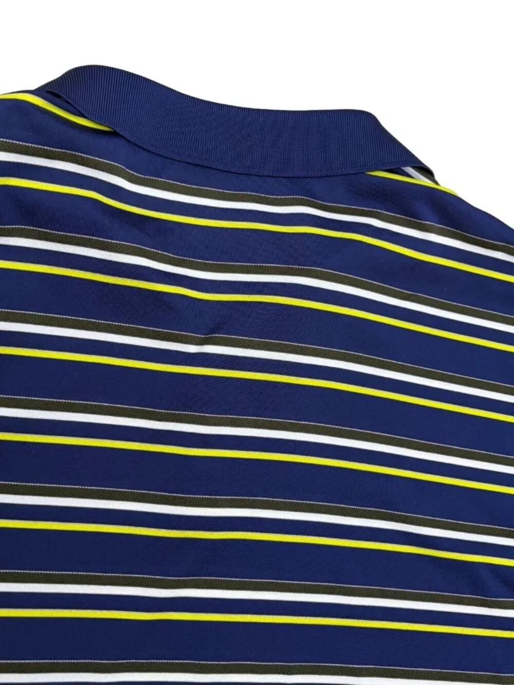 NIKE GOLF Polo Shirt Vintage Y2K Dri-Fit Striped Business Casual Tee Mens XL